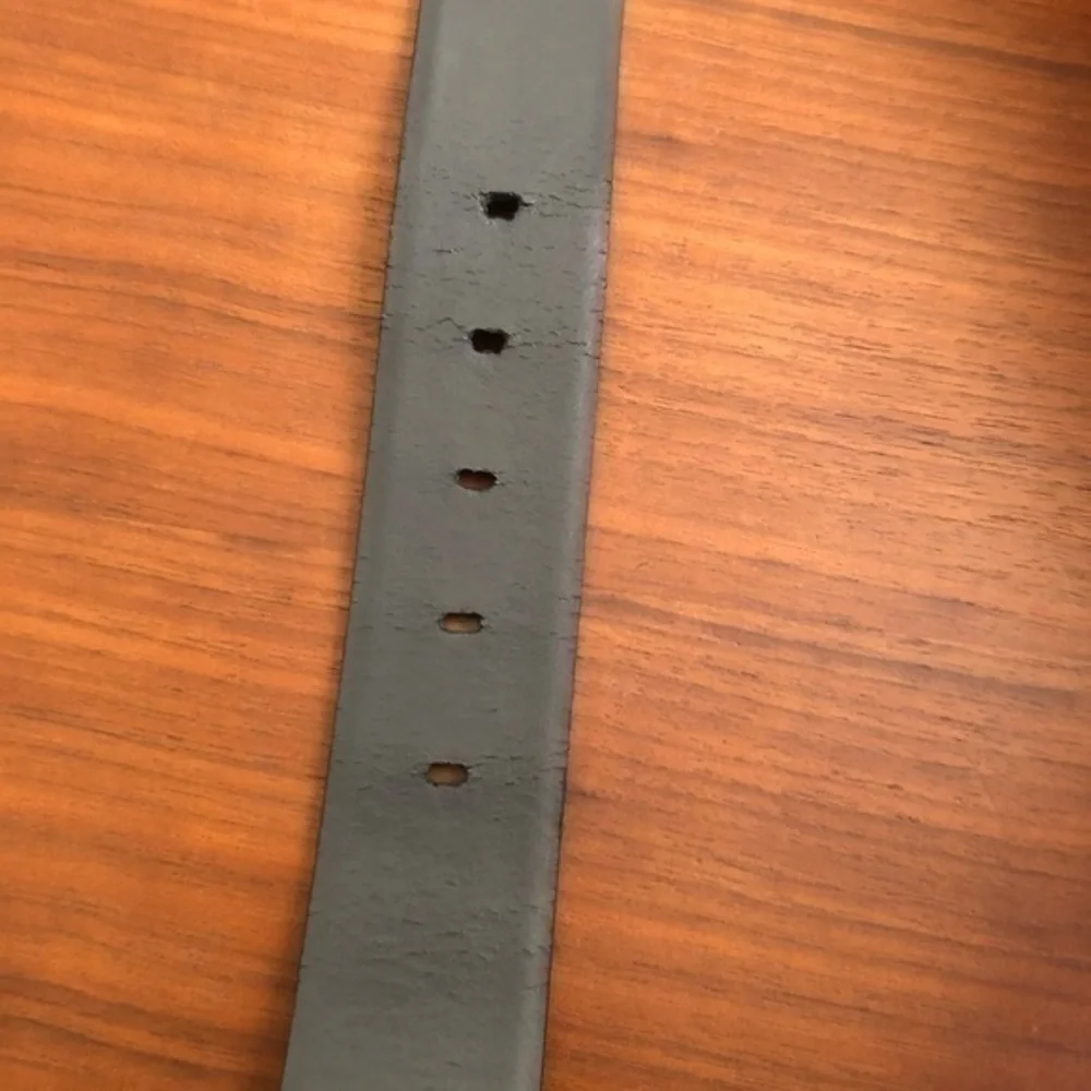 Dolce & Gabbana Mens Blk Patent Leather Belt Sz36